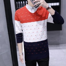 다옴 이너셔츠 겨울 가을 이너티셔츠 셔츠칼라 남성 얇은 넥케이프 페이크카라 니트셔츠 이끌다 란세 맨해튼 남자 긴 소매 퍼