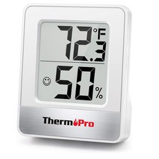 Thermo Pro 디지털온습도계 TP-49, 화이트, 1개