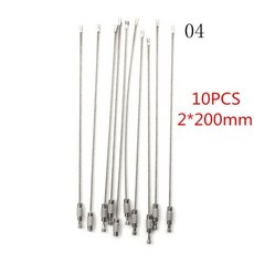 해외 10Pcs 1.52mm EDC 키 체인 태그 로프 스테인레스 스틸 와이어 케이블 루프 나사 잠금 가제트 링 키, A1_One Size, A1_One Size, 상세 설명 참조3
