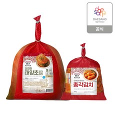 (m)[종가] 태양초 포기김치 4kg+총각900g, 2개, 4kg