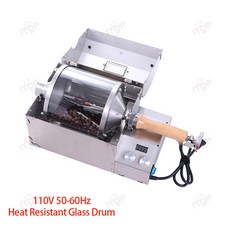 원두로스터기 ITOP 400ELCR 전기 커피 로스터 온도 제어 회전 속도 조절 로스팅 장비 400g 용량, 1개, 12) EU - 110V Glass Roller