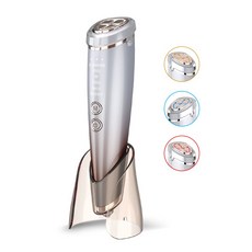 고주파마사지기 ESM LED 리프팅 미세전류 탄력 미백 주름케어 RF EMS 뷰티 기기 고주파 기계 얼굴 및 눈 강화 마사지기 가전 제품 뷰티디바이스, W-618J