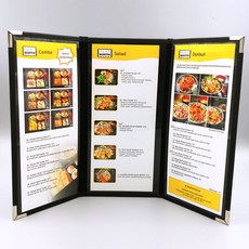 수제버거메뉴판