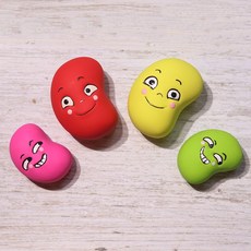 [개으른세상] 개콩이 신상컬러 강아지공 삑삑이공 강아지장난감, 1개, 연두