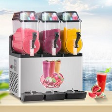 슬러시기계 업소용 매장용 얼음 스무디 머신 상업 냉동 Slushy 세 탱크 Juicer 과일 12LX3 눈 녹는, 02 220V_05 KR_02 더블 항아리, 02 By Sea To Home