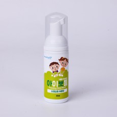 엔보이 아이뽀들 휴대용 미니 핸드워시 50ml 애플향 거품 손세정제, 1개