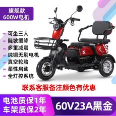 HLZ 전기 삼륜차 가정용 소형 스쿠터 창고 포함, 01 600w 60V22A120