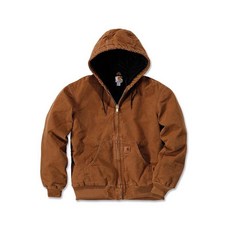 칼하트 샌드스톤 덕 액티브 후드자켓 브라운 J130 211