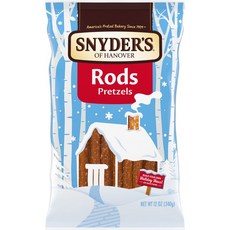 Snyder's of Hanover Pretzel Rods 12 Oz Bag 스나이더스 오브 하노버 프레즐 막대 12온스 백, 1개, 340g