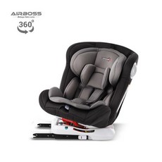 [에어보스] 영유아 카시트 스위벨 회전형 ISOFIX 다크그레이, 선택:스위벨/다크그레이