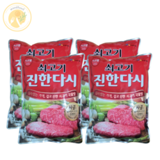 CJ 이츠웰 쇠고기 진한다시, 2kg, 4개