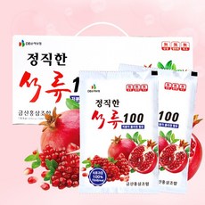 금산홍삼조합 정직한 석류100 콜라겐함유 70ml x 30포 [1box], 1개