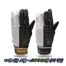 스파이더 그립 SPIDERGRIP 수비수장갑 (2장세트), 실버+골드