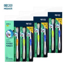 [무료배송]메디안 프라그칫솔 보통모(3+1) 4입, 3세트