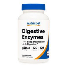 뉴트리코스트 다이제스티브 엔자임 소화효소 620mg 120캡슐