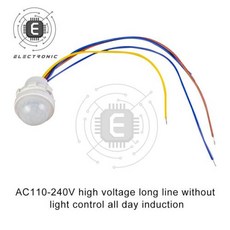 적외선 모션센서 IOT 시간 지연 조절식 DC1224V 고감도 자동 ONOFF PIR 모션 센서 스위치 감지기 110V220V, E, 1개