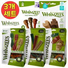  윔지스 칫솔 악어 XXS XS S 덴탈껌 밸류팩 버라이어티, 11.스틱 XS 420g 56p x 3개 