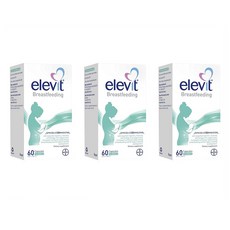 Elevit Breastfeeding 엘레비트 브레스트피딩 호주 임산부 멀티비타민 60캡슐 3팩