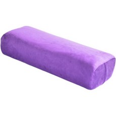 rockible 요가 볼스터 베개 지지용 손잡이 전문가용 지지 소품 쿠션 직사각형, Purple, Purple, 1개