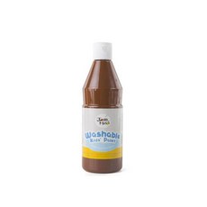 아기랑놀기 페인팅놀이 물감 갈색 손가락놀이 미술시간 시각발달