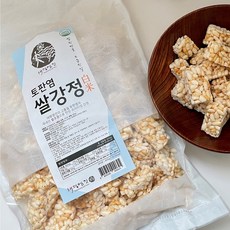 토판염 쌀강정 150g 400g 국산 쌀조청 땅콩 쌀과자 옛날과자 어린이간식 회사간식, 쌀강정 400g(대용량)x2봉, 2개