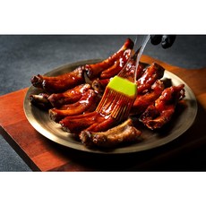 국내산 양념 마늘 손질 숙성 쪽갈비 한돈 등갈비 돼지갈비 캠핑 구이, 매콤양념쪽갈비(+1000원), 1개, 580g
