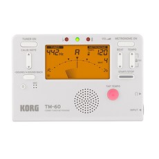 KORG 전자박자기 TM60/메트로튜너/조율기/튜닝기/튜너기/메트로놈 TM-60, 화이트