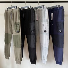 [CP컴퍼니] 남성 와펜 24SS K155 팬츠 남녀공용 데일리 와이드 캐주얼 조거 트레이닝 오버핏 통 넓은 바지