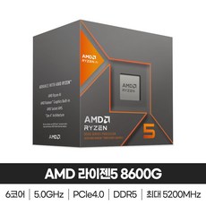 AMD 라이젠5-5세대 8600G (피닉스) (정품) 정식유통제품