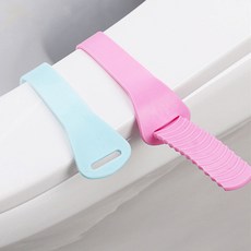 위생 변기 뚜껑 시트 커버 손잡이, 블루, 1개, 블루