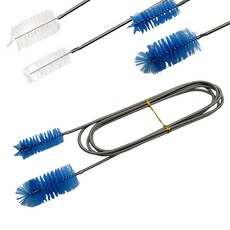 물멍 호스청소솔 외부여과기 호스 청소솔 약 200cm 블루 파랑, 1개