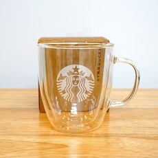 Starbucks 스타벅스 사이렌 더블월 내열유리 머그잔 475ml 대용량, 1개