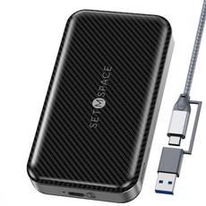 SETMSPACE ssd USB3.2 GEN2 USB-C(20Gbps) ssd 2060MBS sdd ssd Type-C UASP SuperSpeed+ WindowsMac