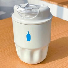 블루보틀 감성 휴대용 커피 화이트(260ml) 카페 컵, A. 흰색 260ml 스팟 인스턴트 배달