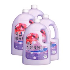 국민섬유유연제 라벤더향 2.5L, 4개