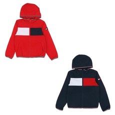 [갤러리아] 타미힐피거키즈(30%할인)타미힐피거칠드런 레귤러핏 컬러 블록 후드 자켓(T42A6QJC033BT1)
