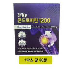 관절엔 콘드로이친 1200, 1개입, 60개