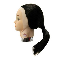 가발 마네킹 헤어 미용실 마네킹 가발 연습 시험 18인 치 인모
