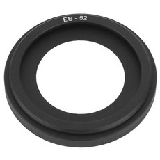 카메라케이스렌즈후드 ES52 ES-52 금속 카메라 렌즈 후드 커버 캐논 EF 40mm f/2.8 STM EF-S 24mm, 한개옵션0, 1개