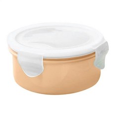 휴대용 투명 밀폐 도시락 식품 보관 용기, 1.Pink 380ml