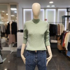 씨씨콜렉트 골지 반폴라 니트C194KSK052MT