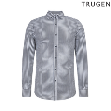 트루젠 트루젠 에스플러스 런던 스트라이프 논스판 셔츠_DGREY-STRIPE_TS7F9-MRD790