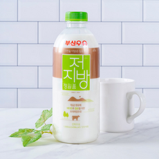[메가마트]부산우유 가까운 목장 저지방 우유 1L, 1개