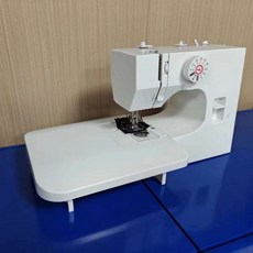 미니재봉틀 세트 제봉기 박음질 오버로크 제봉틀 실용적 바느질 오바로크 코트, 화이트, 고출력 825 원공장 세트+확장 테이블