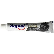 Presto! 영국배송 명품 천연치약 Signal Nature Elements 치약 활성탄 6 x 75ml 용기 합계 : 450ml-52445, 단일옵션, 단일옵션