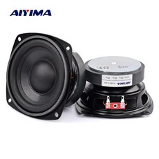 Aiyima 2 pcs 4 inch 50 w 서브 우퍼 오디오 스피커 휴대용 미니 스테레오 4 옴 8ohm 스피커 우퍼 전체 범, 02 8 Ohm 50W