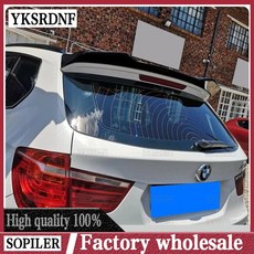 BMW F25 X3 11-17 스포일러 고급 ABS 플라스틱 리어 트렁크 립 윙 Carbon fiber pattern, 유광블랙