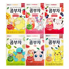 담터 콤부차 6종 애플망고+납작복숭아+세븐베리+샤인머스캣+자몽+레몬 60개입, 50g, 1개, 10개입