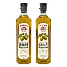 해표 프리미엄 압착 올리브유 900mL x 2개