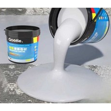 폴리우레아 블랙 회색 흰색 2KG 방수 누수 코팅제 우레탄 코팅 시멘트, 블랙 2파운드 2m², 1개